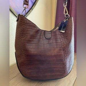 LRL Croc Embossed Purse